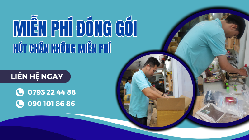 miễn phí đóng gói hàng hóa