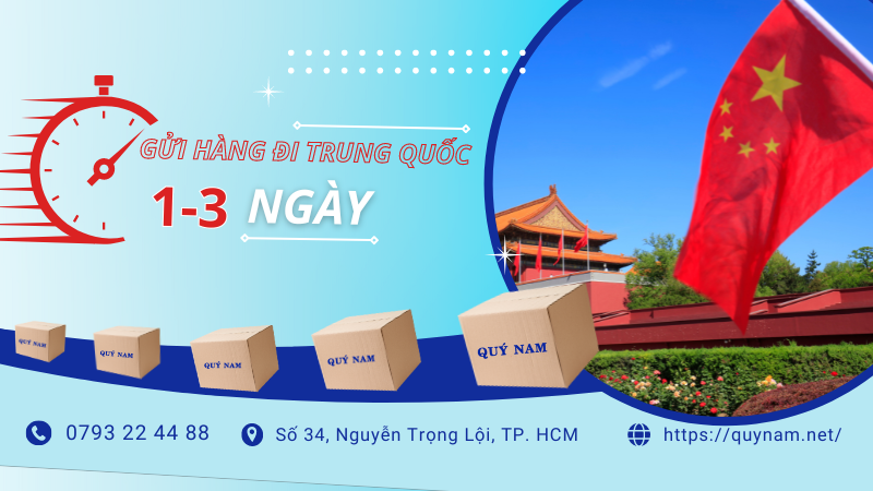 thời gian gửi hàng đi trung quốc